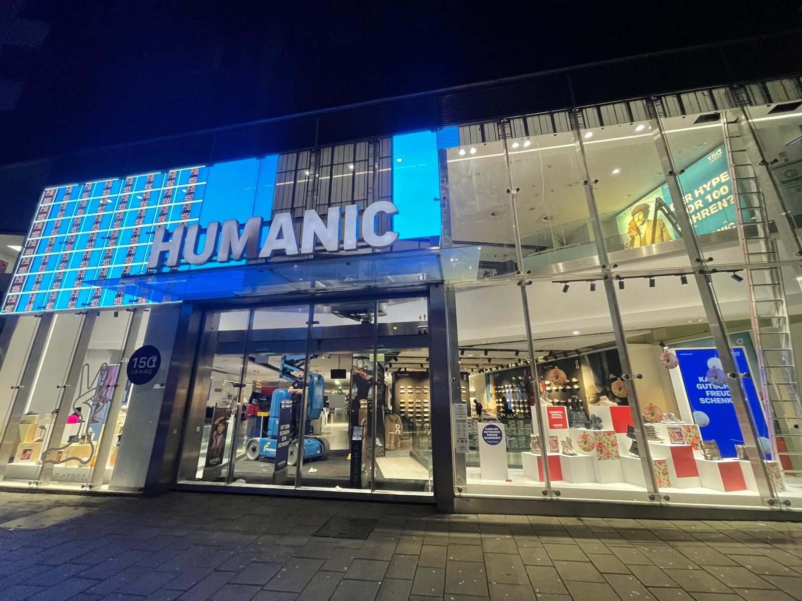 Humanic Transparente LED Display