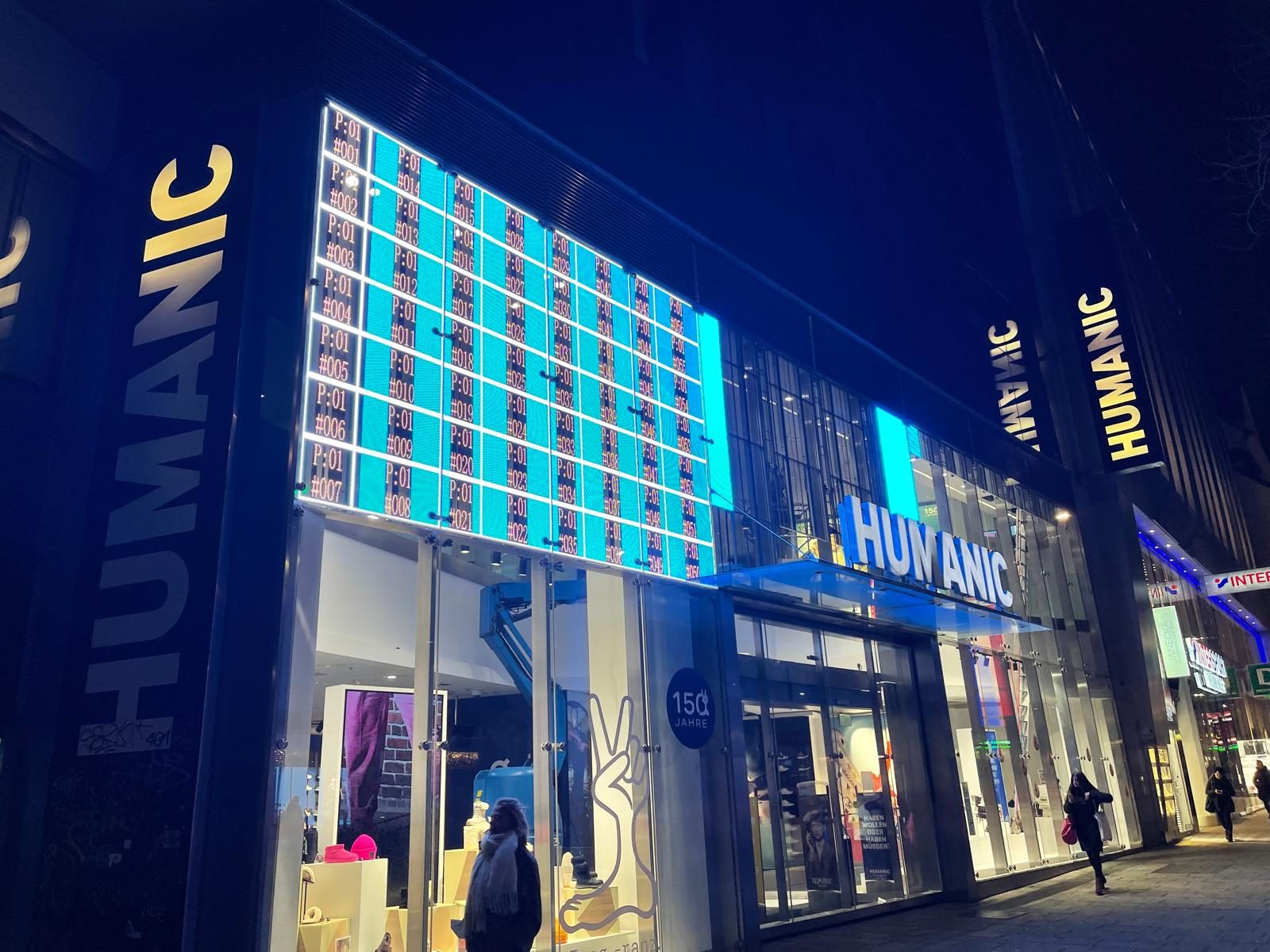 Humanic Transparente LED Display