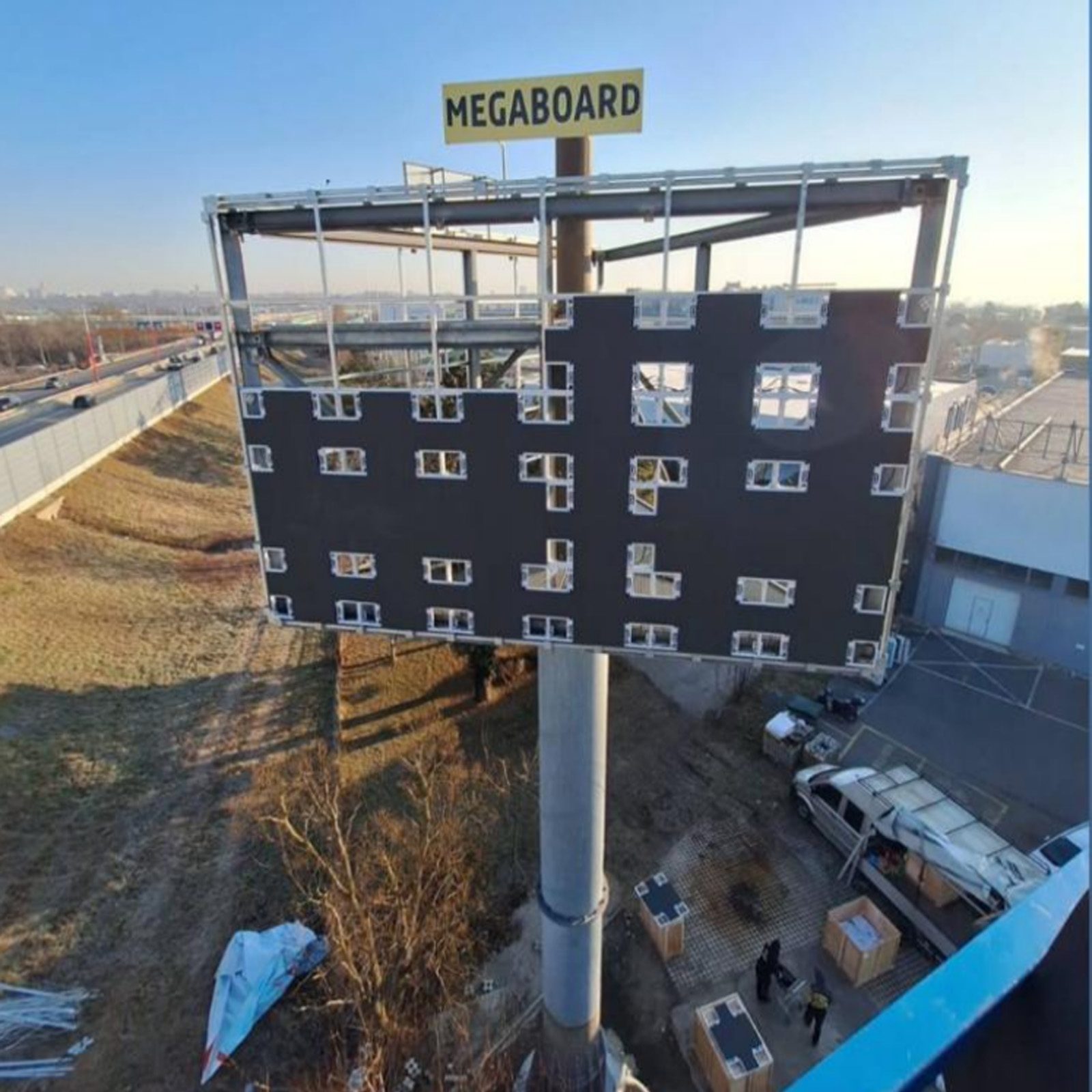 LED Display Montage Wien Megaboard
