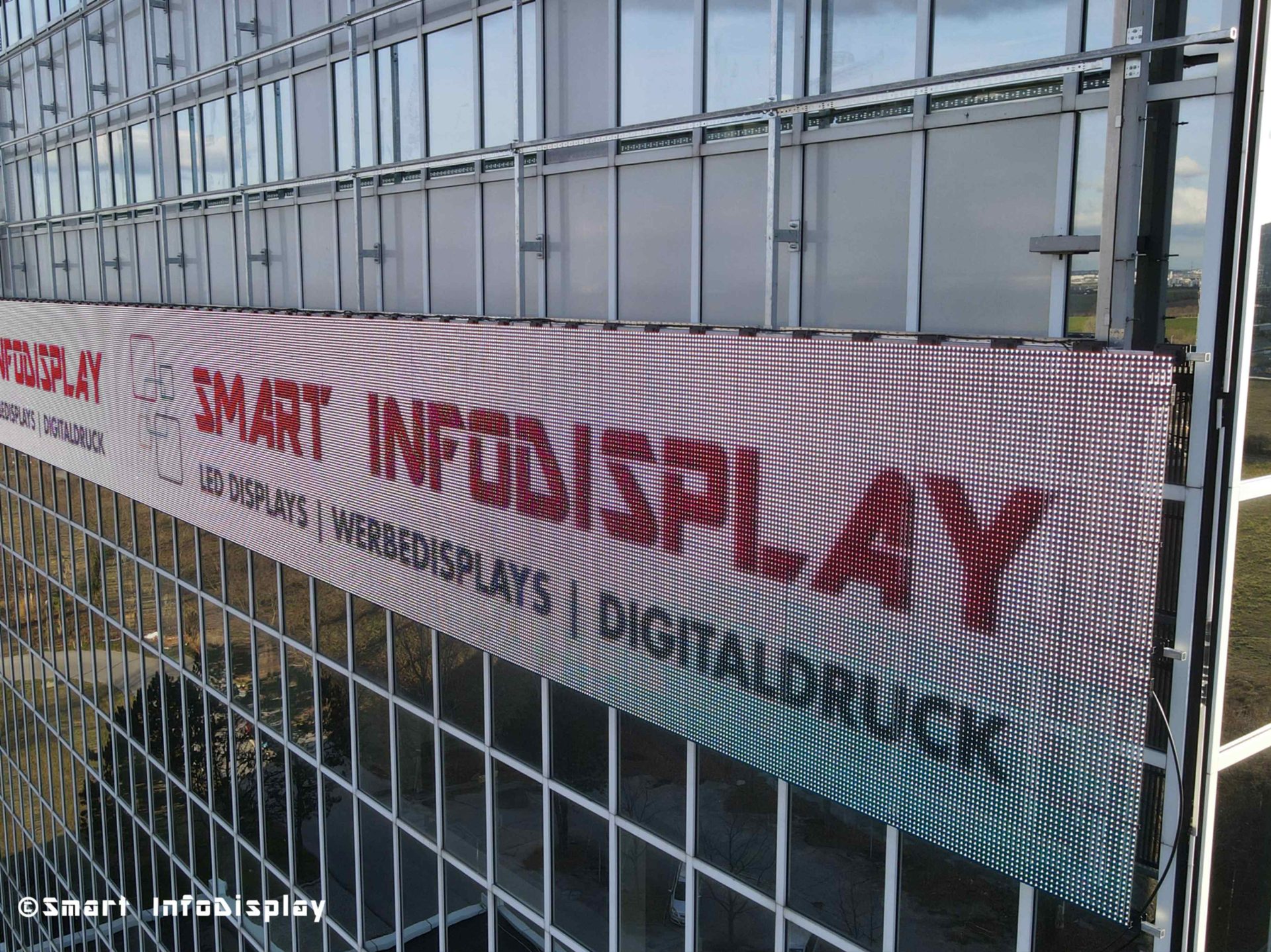 Transparentes LED Display Palmers SCS