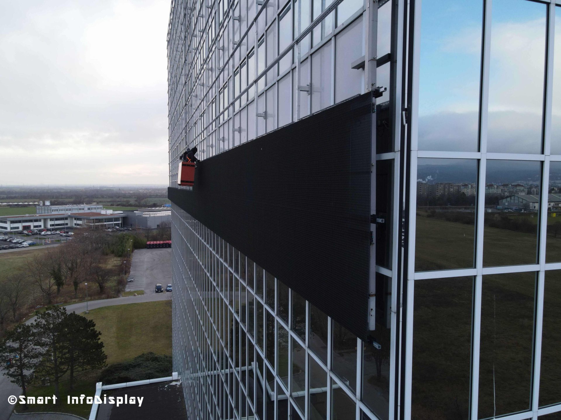 Transparentes LED Display Palmers SCS